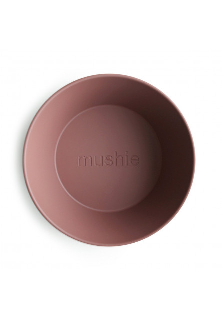 Okrúhle obedové misky mushie - woodchuck