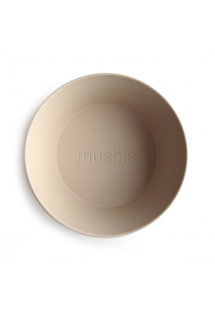 Okrúhle obedové misky mushie - woodchuck