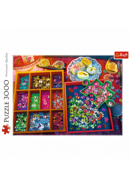 Trefl Puzzle 3000 - Večer s puzzle