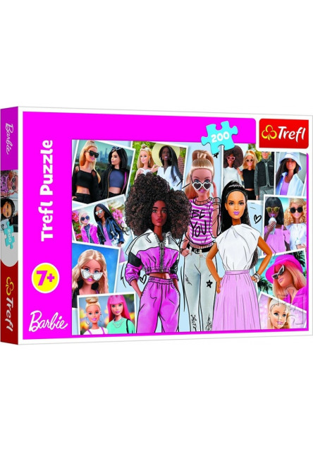 Trefl Puzzle 200 - Vo svete Barbie / Mattel, Barbie