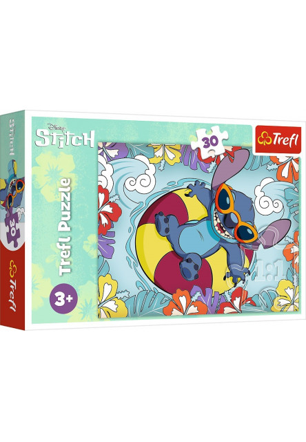 Trefl Puzzle Lilo&Stitch: Na prázdninách 30 dielikov