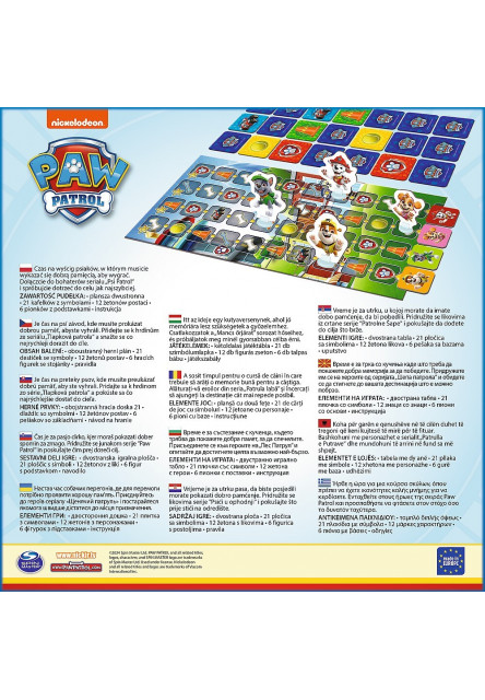 Trefl Hra Závod Paw Patrol