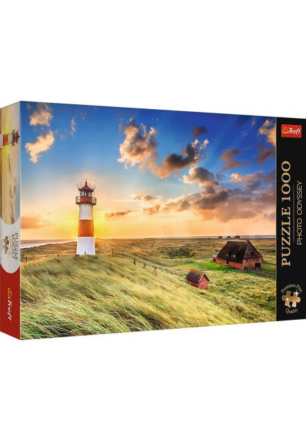 Trefl Puzzle 1000 Premium Plus - Foto Odysea: Maják List-Ost, Nemecko