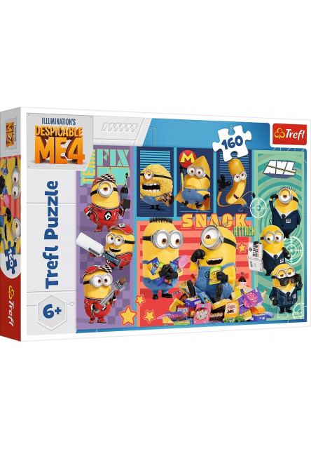 Trefl Puzzle 160 - Zábava Mimoňov