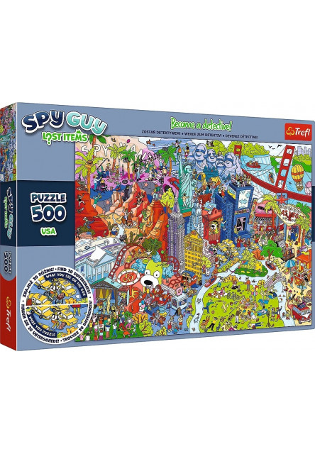 Trefl Puzzle Kolekcia Spy Guy Lost: USA 500 dielikov