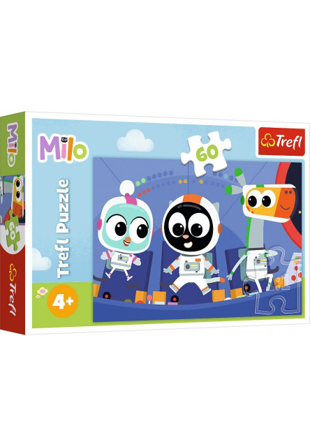 Trefl Puzzle Čím dnes budem?: Zoznámte sa s Mourkom 60 dielikov