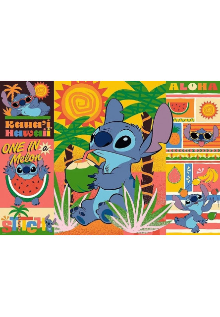 Trefl Puzzle Prázdniny so Stitch Lilo a Stitch