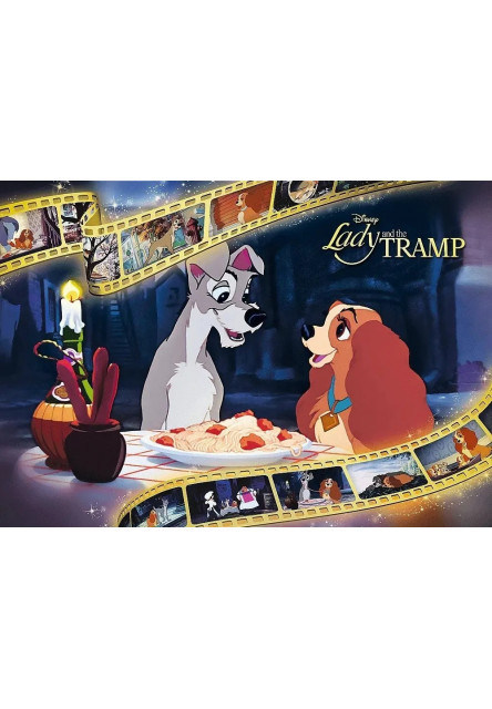 Trefl Puzzle 1000 Premium Plus Quality Ikonické momenty Lady and the Tramp