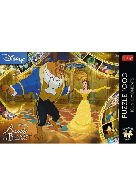 Trefl Puzzle 1000 Premium Plus Quality Ikonické momenty Kráska a zviera