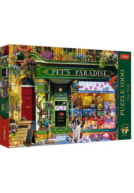 Trefl Puzzle 1000 Premium Plus Quality Tea Time Raj pre zvieratá