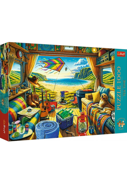 Trefl Puzzle 1000 Premium Plus Quality Tea Time Cestovanie v karavane