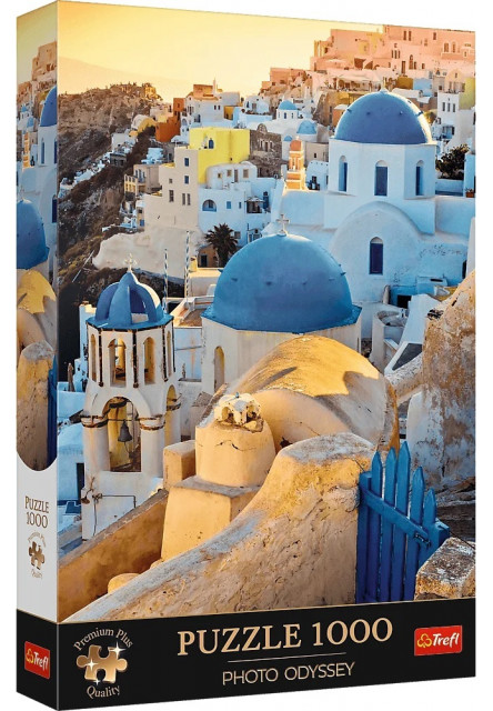 Trefl Puzzle 1000 Premium Plus Quality Foto Odysea: Mesto Oia, Santorini