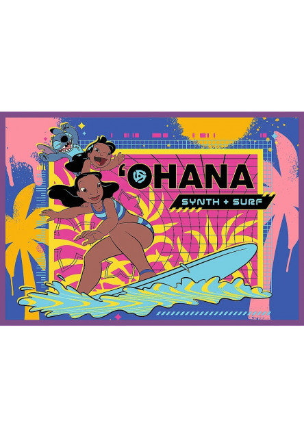 Trefl Puzzle Lilo & Stitch 4 x 250 dielikov Úžasný Stitch