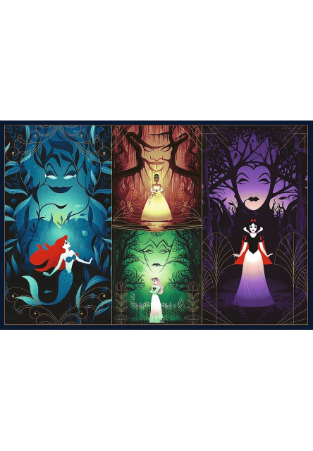 Trefl Disney puzzle 2 x 200 dielikov Očarujúce princezné