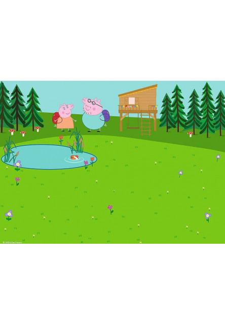 Trefl Magnetické puzzle Peppa a jej zábava