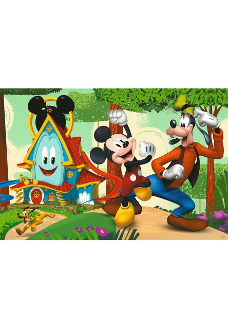 Trefl Obojstranné puzzle Mickeyho klubík SUPER MAXI