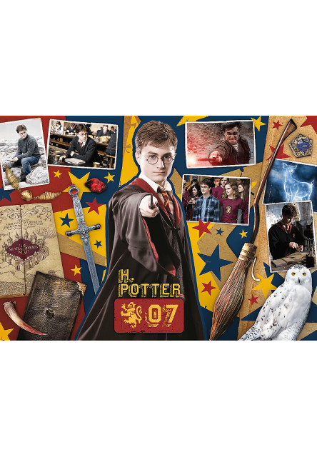 Trefl Puzzle Harry Potter, Harry Potter, Ron, Hermiona 3v1 400 + 500 + 600 dielikov