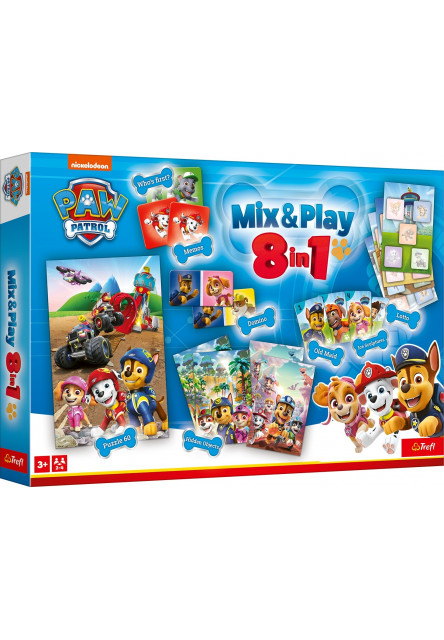 Trefl Súprava hier Mix&Play 8v1 Paw Patrol