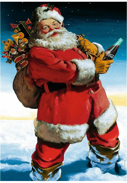 Trefl Puzzle 1000 Coca-Cola: Santa Claus na snehu