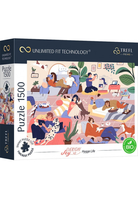 Trefl Puzzle 1500 UFT - Everyday Joy: Pohodový život