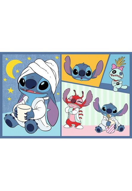 Trefl Puzzle 2 x 70 Lilo & Stitch - So Stitchom nie je nuda