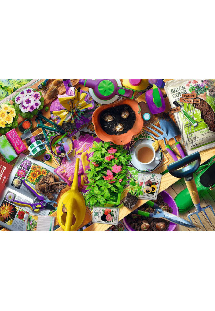 Trefl Puzzle 1000 Upratovanie záhrady