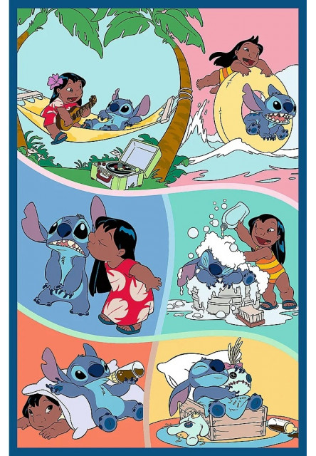 Trefl Puzzle 3 x 80 Stitchov svet / Lilo&Stitch