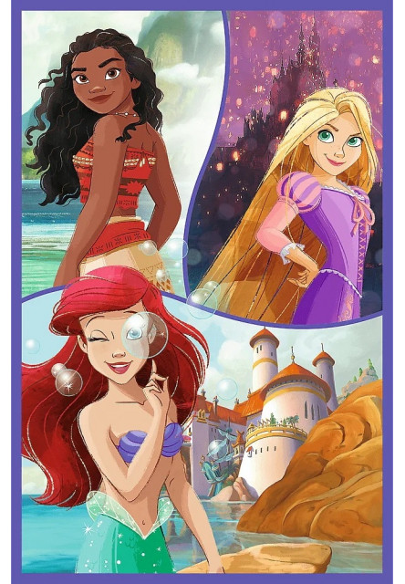 Trefl Puzzle 3 x 80 Priatelia princeznej / Disney Princess