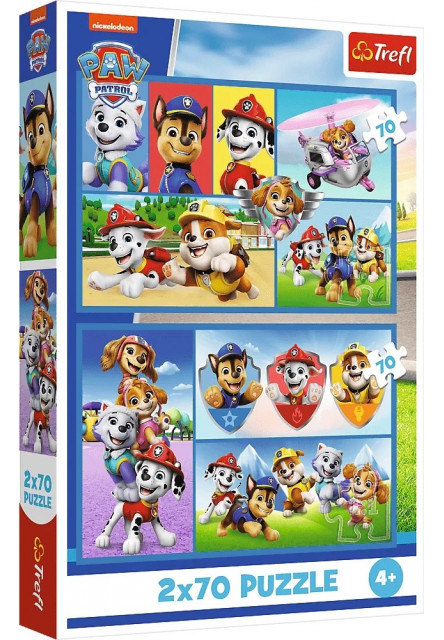 Trefl Puzzle 2 x 70 Pravidlá Paw Patrol