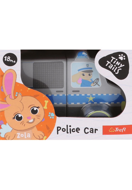 Trefl Magnetické vozidlo - Policajné auto - 2 prvky