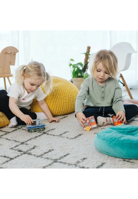 Trefl Magnetické vozidlo - Policajné auto - 2 prvky