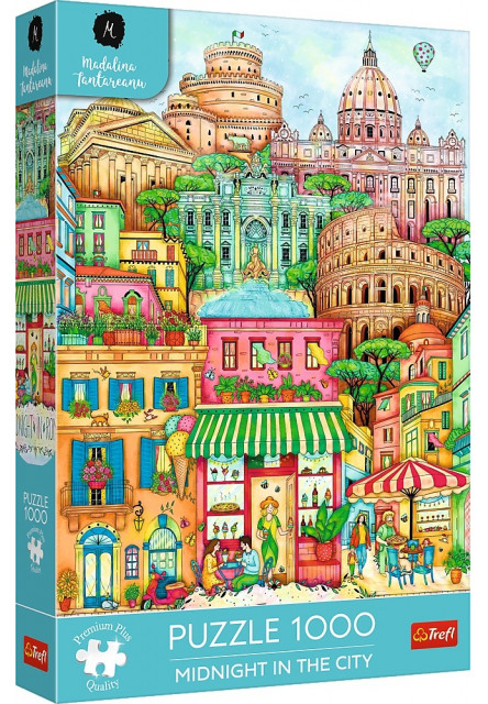 Trefl Puzzle 1000 Premium Plus - Polnoc v Ríme / Madalina Tantareanu