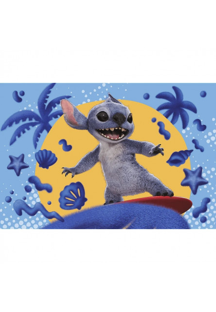 Trefl Puzzle 60 Deň so Stitchom