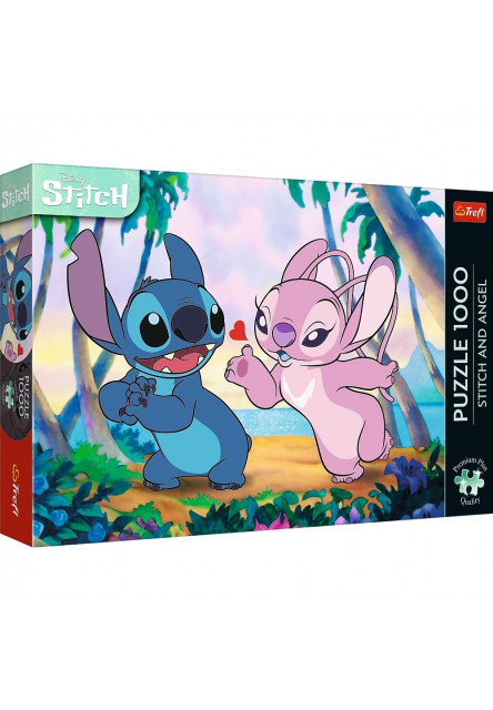 Trefl Puzzle 1000 Premium Plus - Stitch a anjel