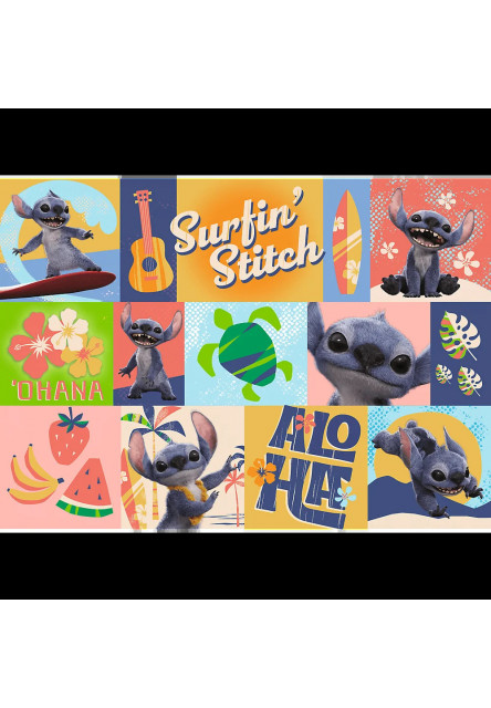 Trefl Puzzle 200 Stitch - Havajské dobrodružstvá