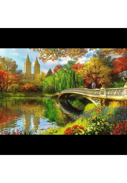 Trefl Drevené puzzle 501 - Central Park, Manhattan