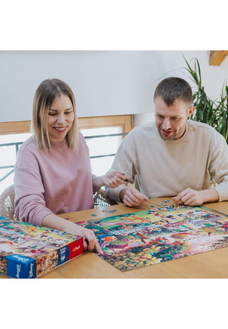 Trefl Puzzle 1000 Premium Plus - Narodeninová oslava Mickey Mousea