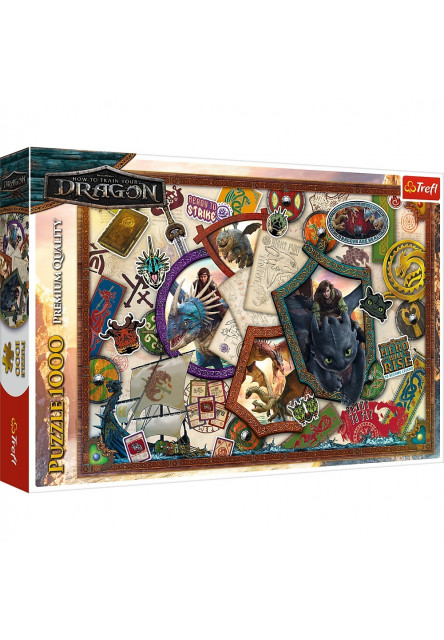 Trefl Puzzle 1000 Ako vycvičiť draka