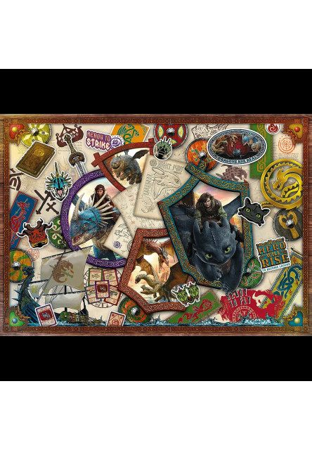 Trefl Puzzle 1000 Ako vycvičiť draka