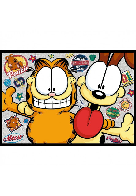 Trefl Puzzle 4x250 Garfield nemá rád pondelky