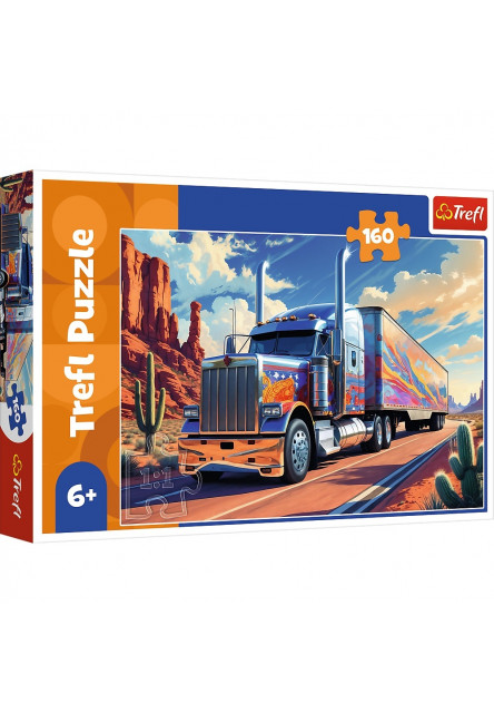 Trefl Puzzle 160 Kamión na ceste