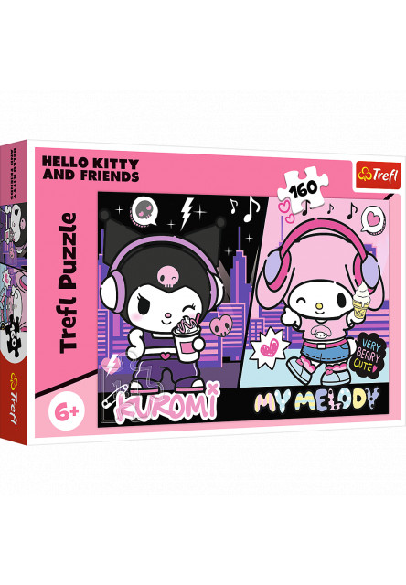 Trefl Puzzle 160 Pravidlá Kuromi / Hello Kitty