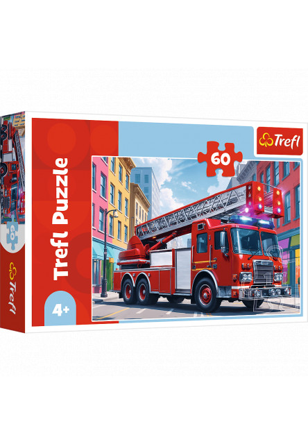 Trefl Puzzle 60 Poľnohospodárska technika - Kombajn