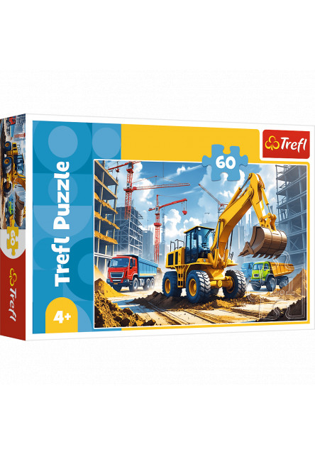 Trefl Puzzle 60 Nakladač s rýpadlom