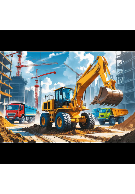 Trefl Puzzle 60 Nakladač s rýpadlom