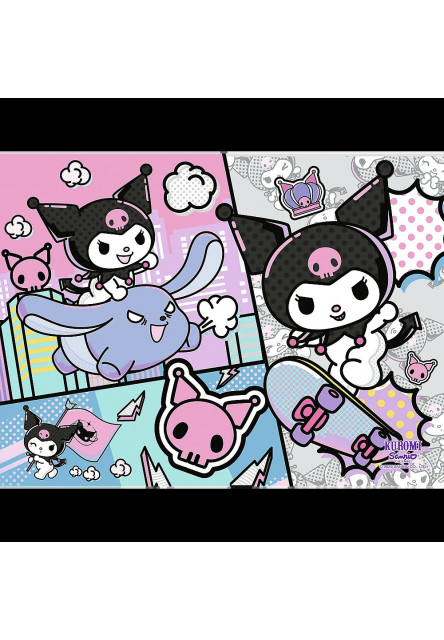 Trefl Puzzle 30 Bav sa s Kuromi / Hello Kitty