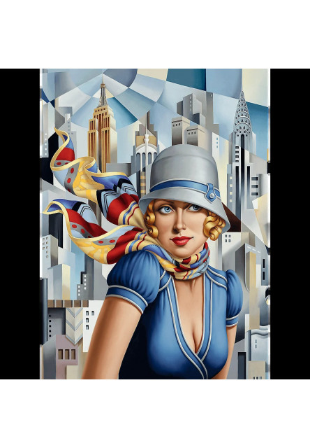 Trefl Drevené puzzle 200 - Leto v meste