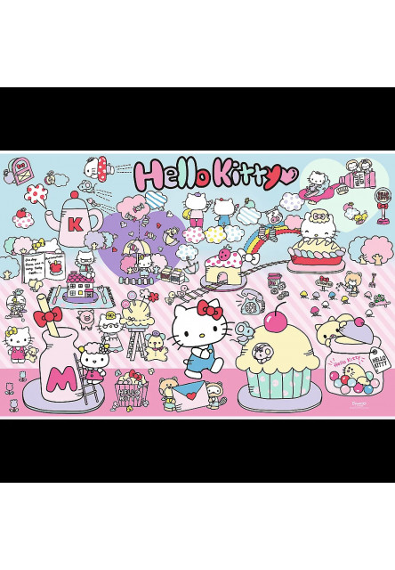 Trefl Puzzle 300 Preskúmajte svet Hello Kitty