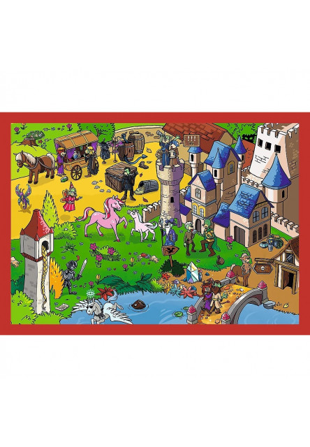Trefl Puzzle 4v1 Obľúbení Treflíci