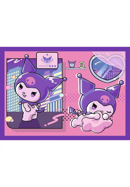 Trefl Puzzle 4v1 Deň s Kuromi / Hello Kitty